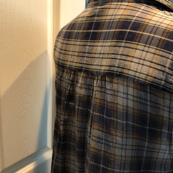 Free People Plaid Top - Picture 6 of 6